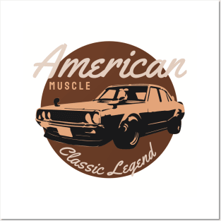 american  muscle Posters and Art